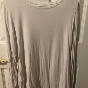 XL white long sleeved tee